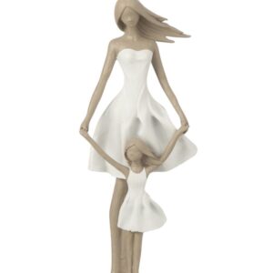 MERE & FILLE RESINE BLA/TAU L