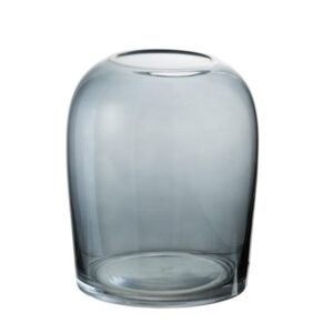 VASE OEUF VERRE GRIS S