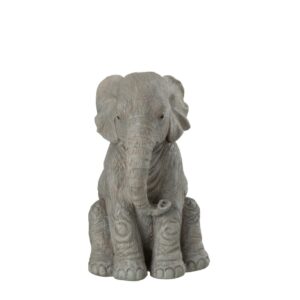 ELEPHAN ASSIS POLY GRIS L