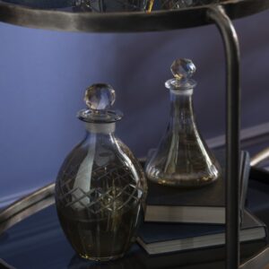 CARAFE CARREAUX OVAL VER FUM