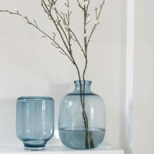 VASE NORA PIED RD VER BLE CL L