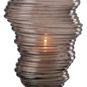 VASE TORNADO VERRE GRIS L