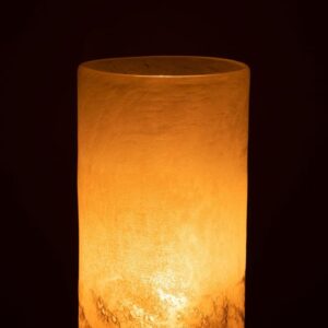 VASE SCAVO CYL VERRE GRIS M