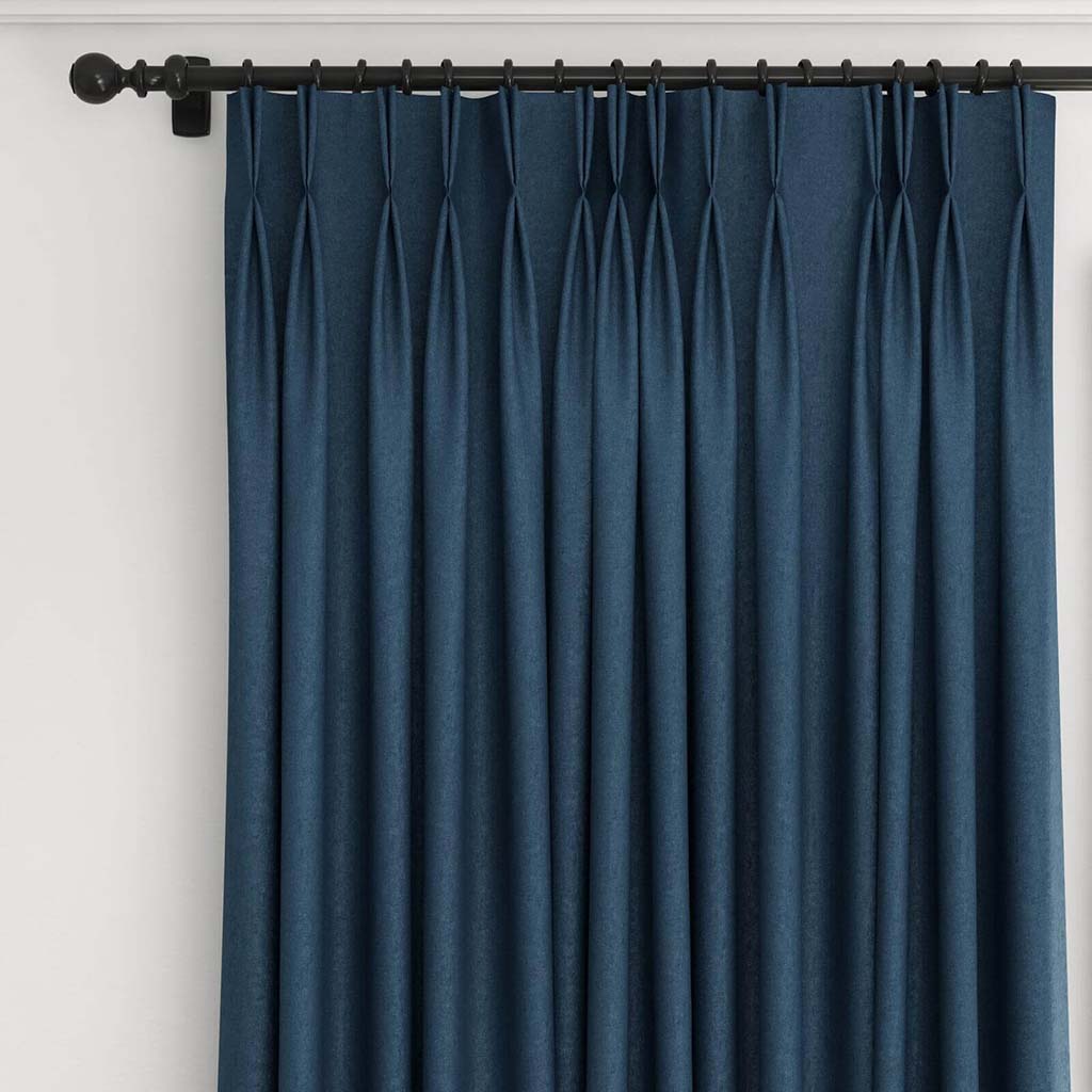 Custom-made Flemish folds curtain in Tunisia
